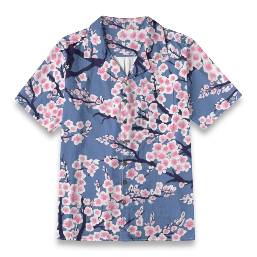 Men’s Soft Tropical Vacation Print Shirt