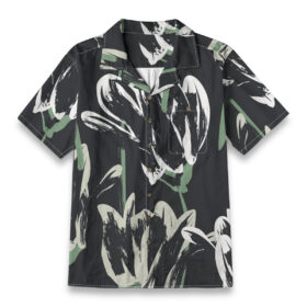 Lightweight Urban Tropical Button-Down Shirt