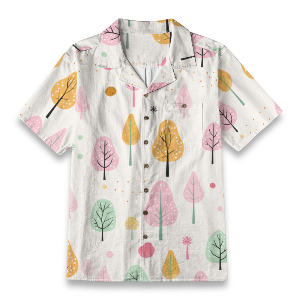 Fun Island Print Hawaiian Party Shirt